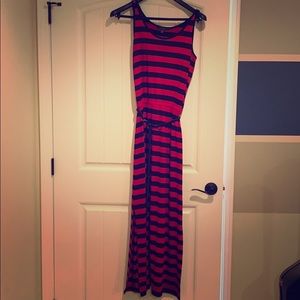 Dressy/Casual Striped Maxi Dress